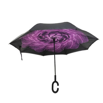 Двойной зонтик Dia 103cm слоя обратный перевернутый