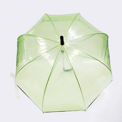 Прямой зонтик купола POE прозрачный с ручкой формы j