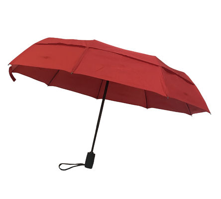Полн-автоматические Windproof красные 2 слоя складного зонтика для вентиляции Амазонки
