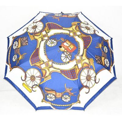 Зонтик 23&quot; Hermes ткани Pongee складной *8K с алюминиевым валом