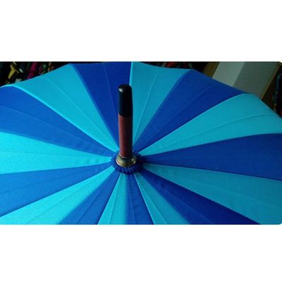 Зонтик гольфа автоматической открытой деревянной ручки PAHS большой Windproof