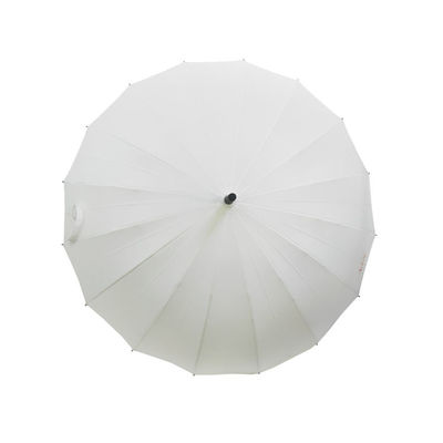 27 зонтик ручки крюка дюйма 16K белый Windproof
