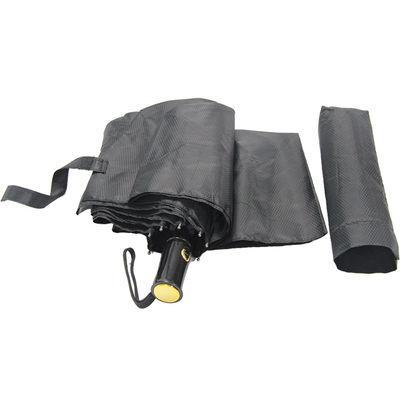 конец цвета черноты зонтика вала 3 металла 8mm складывая Windproof автоматический открытый