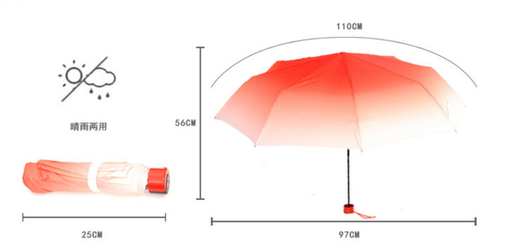 Подгонянный компактируйте складывая мини Windproof зонтик дождя 3