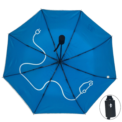 Автоматический открытый близкий зонтик складчатости двойного слоя компактный с двойными нервюрами стеклоткани