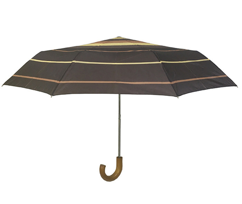 Зонтик ручного открытого деревянного полиэстера ручки 190T j складной