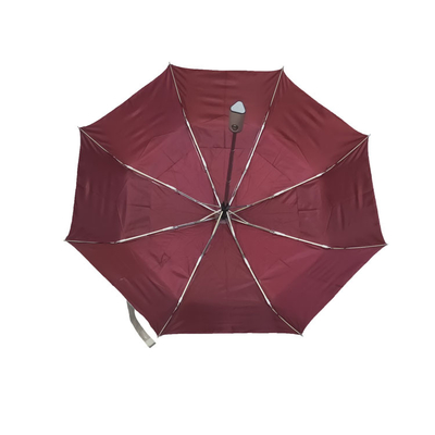 Зонтика створки Windproof УЛЬТРАФИОЛЕТОВОГО Pongee защиты автоматические 3 для взрослых