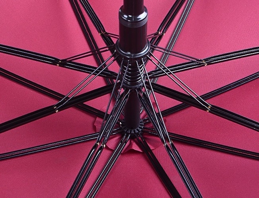 Зонтик сплошного цвета Pongee диаметра 105CM RPET