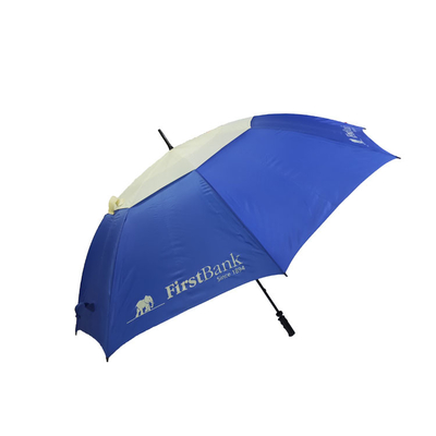 Зонтики гольфа водоустойчивой стеклоткани BSCI Windproof