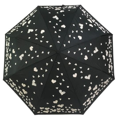 Зонтик 3 ткани полиэстера BSCI 190T волшебный печатая складывая