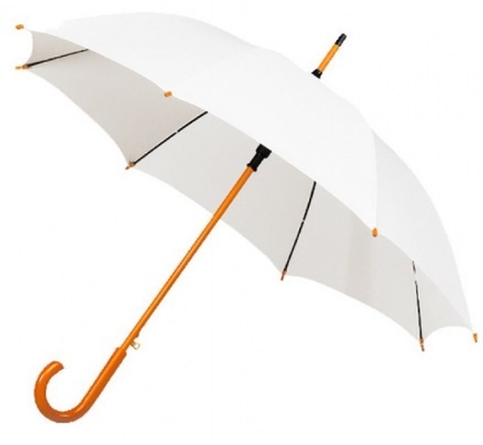 Автоматический открытый деревянный зонтик Pongee продвижения вала