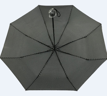 21&quot; пятно X8k печатая зонтик полиэстера 190T черный складывая для дам