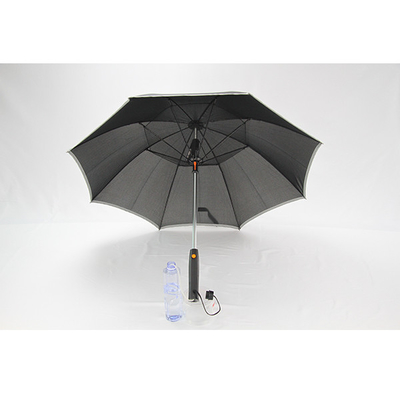 зонтик вентилятора ткани Pongee вала металла 8mm с функцией брызг тумана