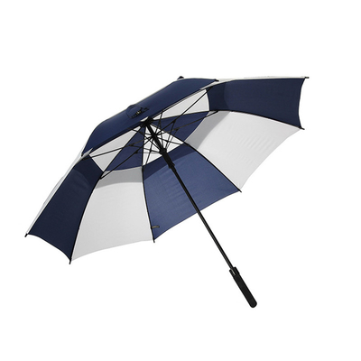 логотипа стеклоткани ветра 33inch зонтик гольфа устойчивого выдвиженческий