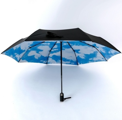 зонтик ткани Pongee 190T 95cm автоматический открытый близкий складной