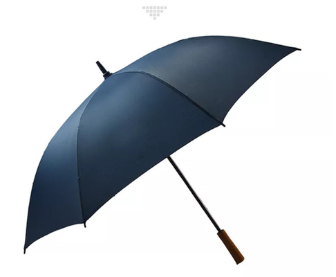 Зонтики гольфа Pongee рамки 190T стеклоткани прямые Windproof
