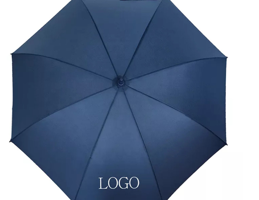 Зонтики гольфа Pongee рамки 190T стеклоткани прямые Windproof