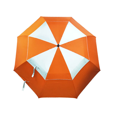 Двойные слои играют в гольф сброс зонтика сильный с печатями логотипа