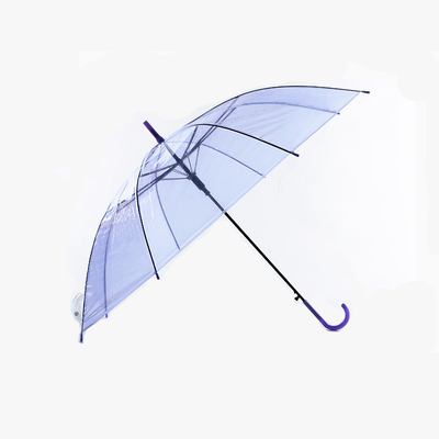 Дюйм x 8K складчатости 23 изготовленного на заказ зонтика Poe взрослого логотипа прозрачный 3