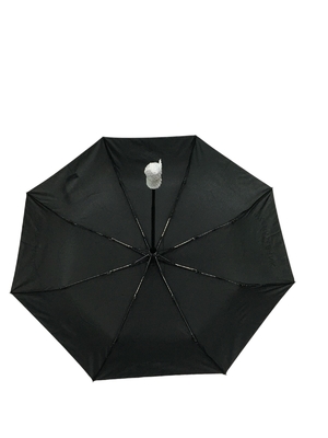 Windproof двойной Dia 95cm цвета черноты зонтика нервюр стеклоткани