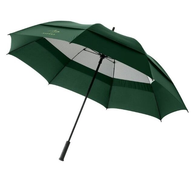 Металлические и стекловолокнистые ребра Зонтики для гольфа 32 дюйма Широкое покрытие с ручкой Эва Подходит для корпоративных подарков и на улице
